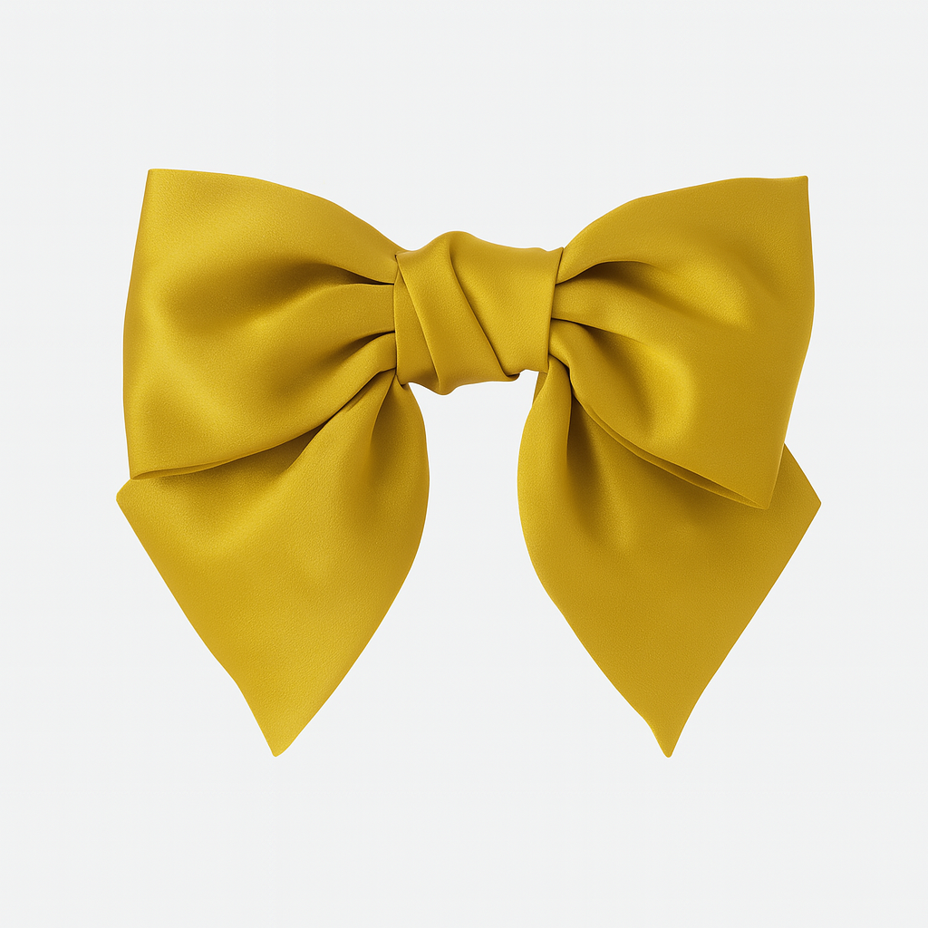 Bow Ribbon Hair Clip – Satin Barrette for Women & Girls