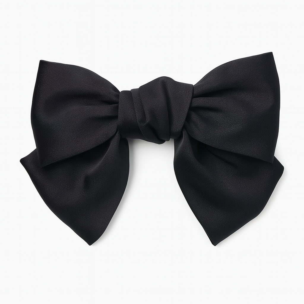 Bow Ribbon Hair Clip – Satin Barrette for Women & Girls