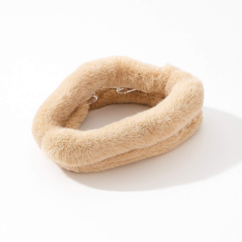 Plush Hair Claw Clip – Large Fashion Back Clip for Thick Hair