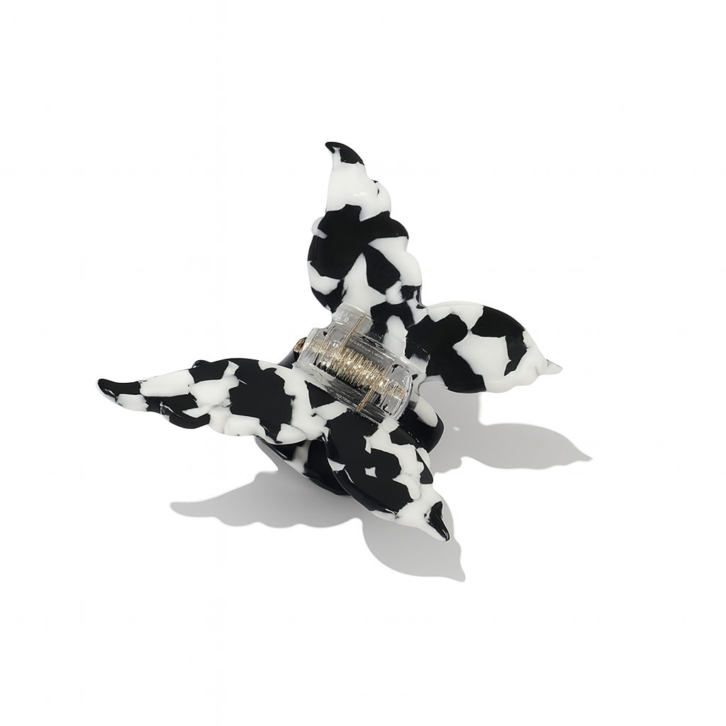 Butterfly Hair Clip – Gradient Tie-Dye Acetate Barrette for Women & Girls