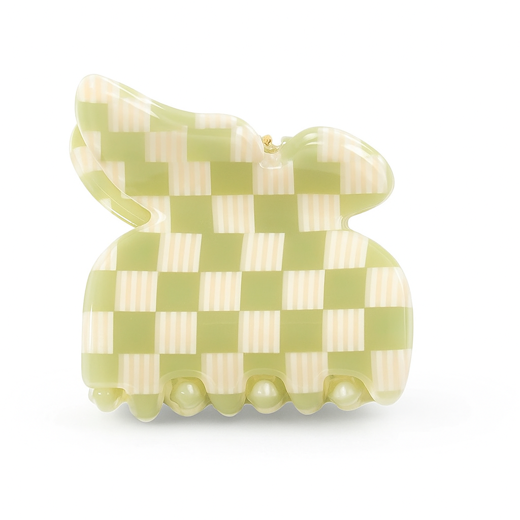 Leopard Print Butterfly Hair Claw Clips for Women & Girls