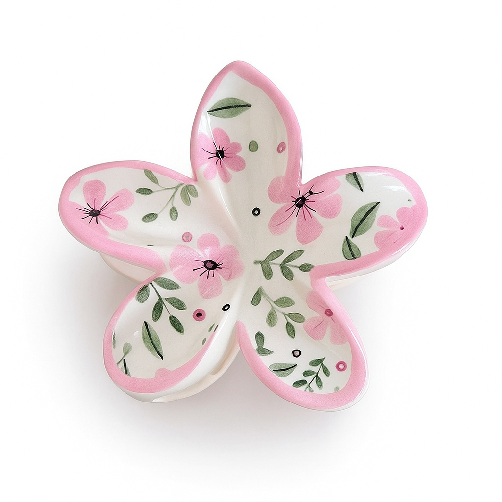 Colorful Floral Hair Clip – Summer Accessory for Women