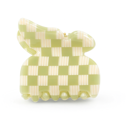 Leopard Print Butterfly Hair Claw Clips for Women & Girls