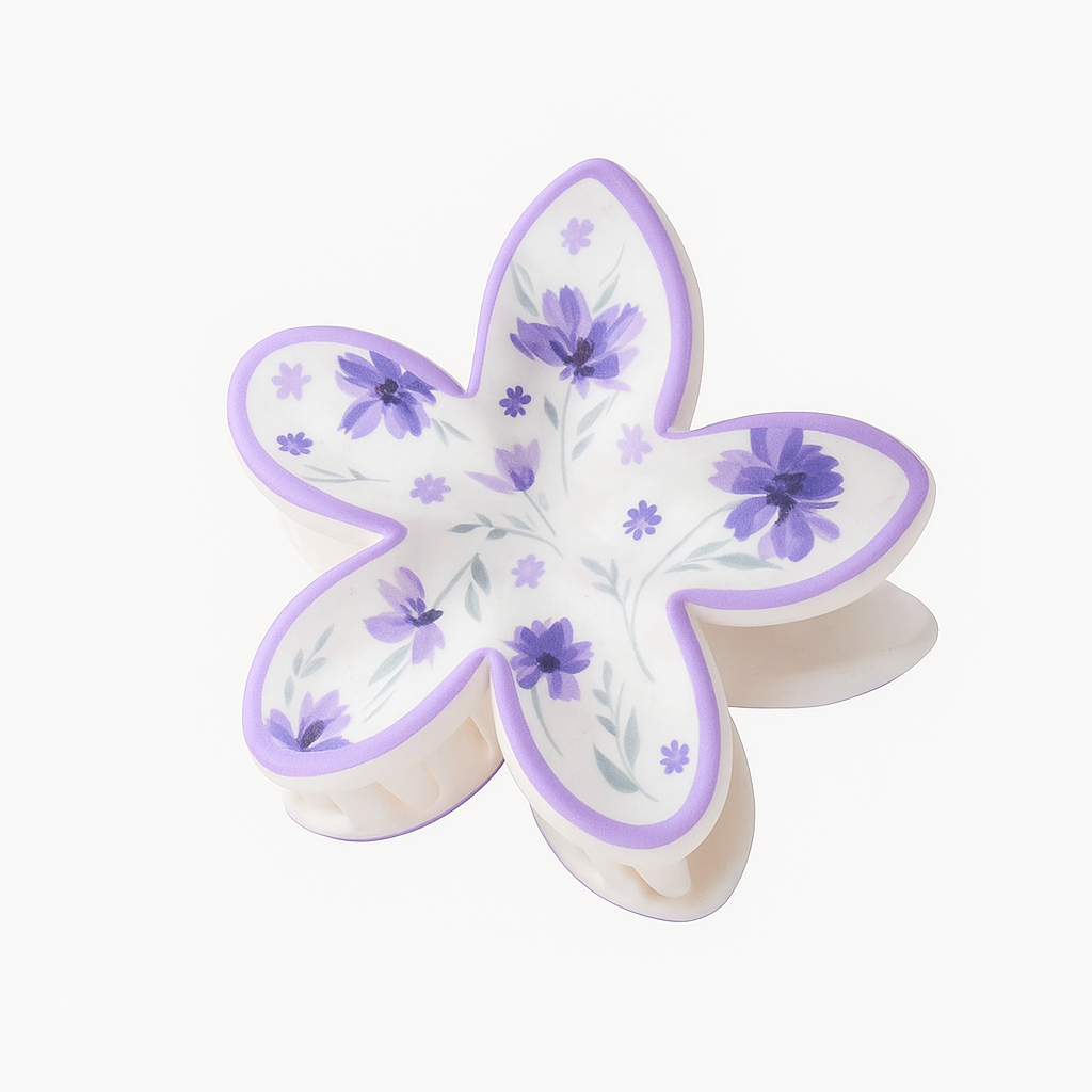 Colorful Floral Hair Clip – Summer Accessory for Women